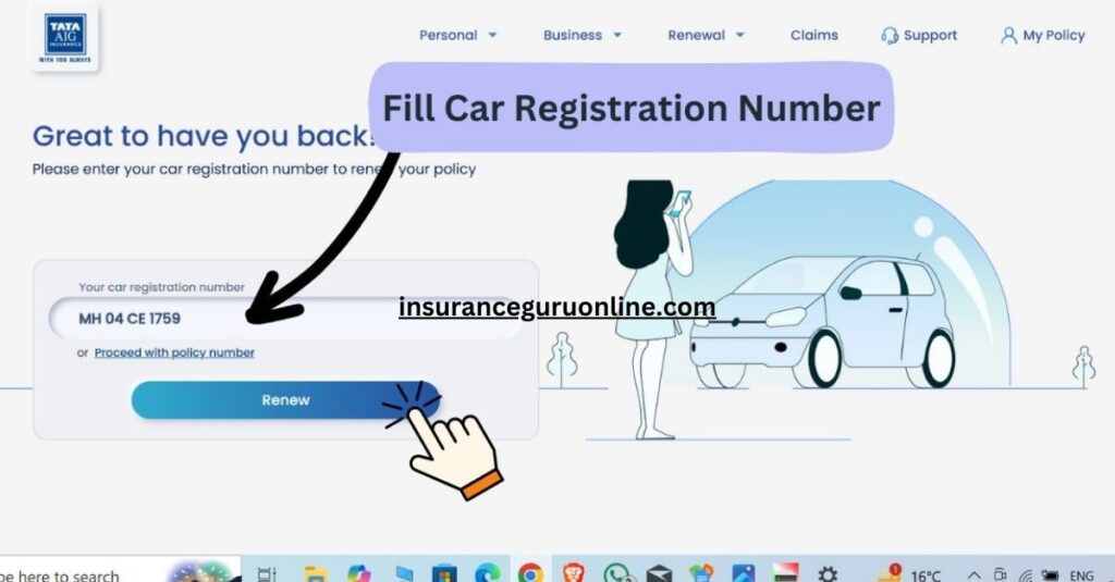 TATA AIG Car Policy Renewal Process